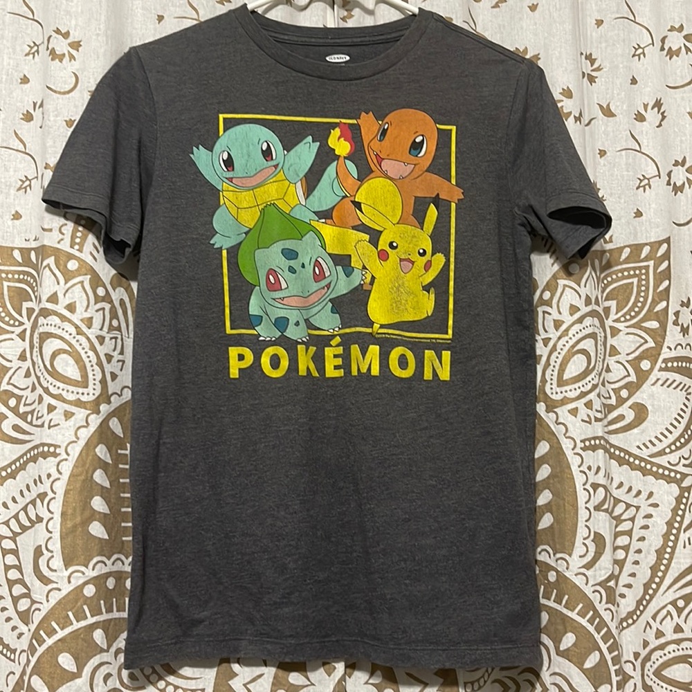 Old Navy Graphic Tee Grey Youth XL